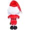 18" Jack Skellington Holiday Greeter in Santa Suit with Stocking